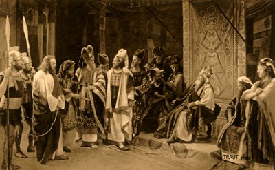 Jesus vor Herodes, 1922 von Henry Traut