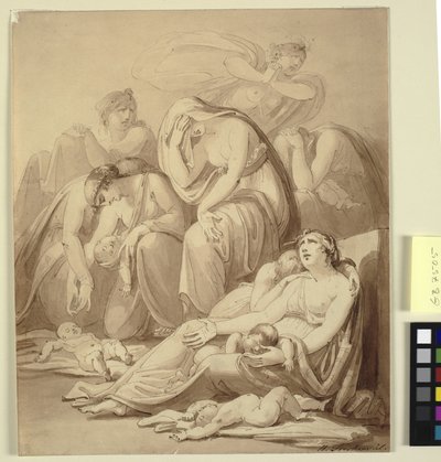 Mütter klagen nach dem Massaker der Unschuldigen von Henry Tresham