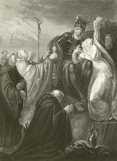St. Augustinus vor Ethelbert von Henry Tresham