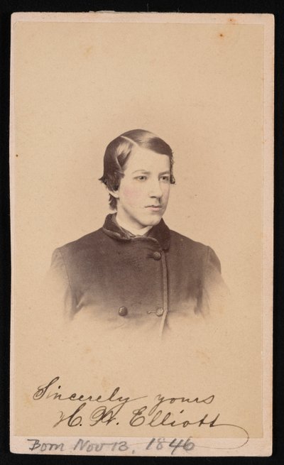 Porträt von Henry Wood Elliott 1846-1930, 1865 von Henry Ulke