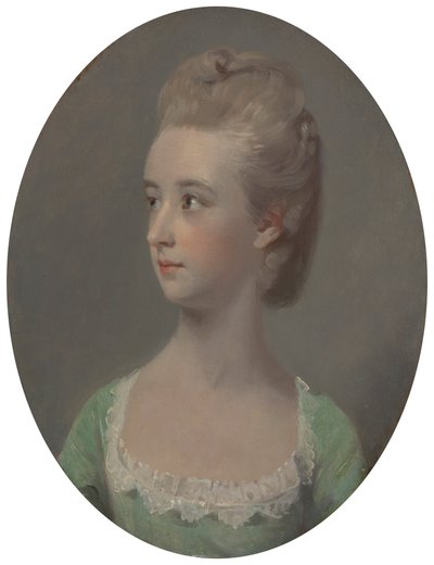 Porträt einer jungen Frau, möglicherweise Miss Nettlethorpe von Henry Walton