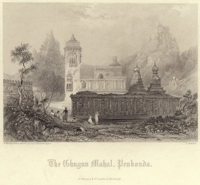 Chugun Mahal in Penukonda von Henry Warren