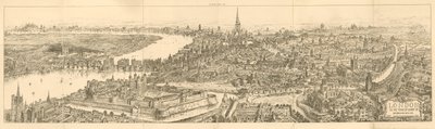Ein Blick auf London zur Zeit von König Heinrich VIII. von Henry William Brewer