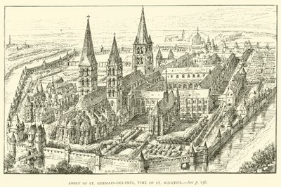 Abtei von St. Germain-des-Prés, zur Zeit des heiligen Ignatius (Stich) von Henry William Brewer