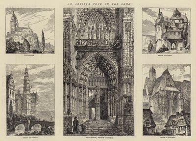 Eine Künstlerreise an der Lahn von Henry William Brewer