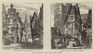 Eine Künstlerreise am Main von Henry William Brewer