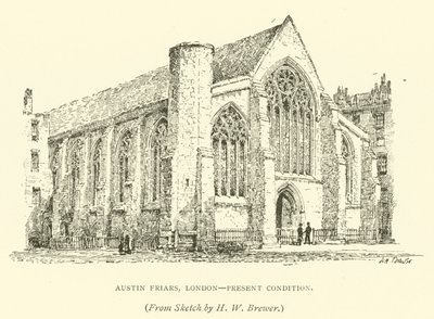 Austin Friars, London, aktueller Zustand von Henry William Brewer
