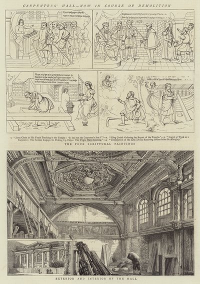 Zimmermannshalle, jetzt im Abriss von Henry William Brewer