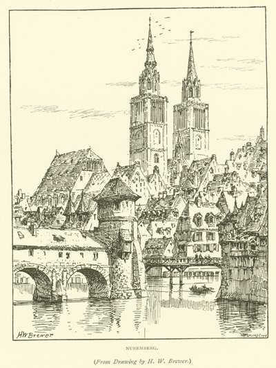 Nürnberg (Stich) von Henry William Brewer