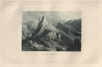 Das Malerische und Romantische Rheinland: Schloss Altenahr, 1928 von Henry Winkles