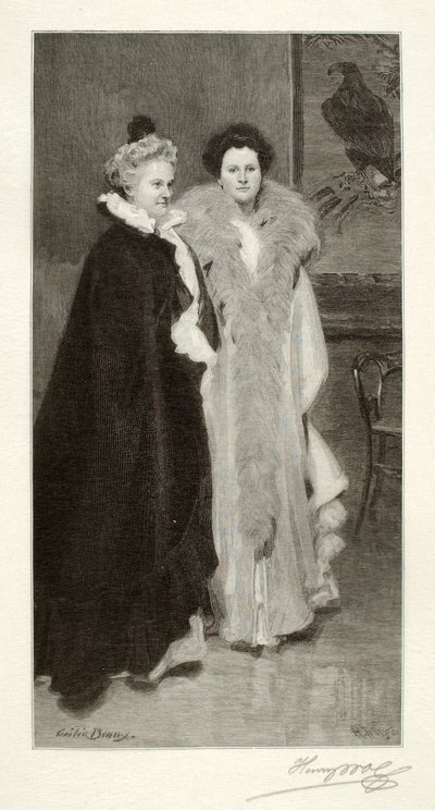 Mutter und Tochter von Henry Wolf