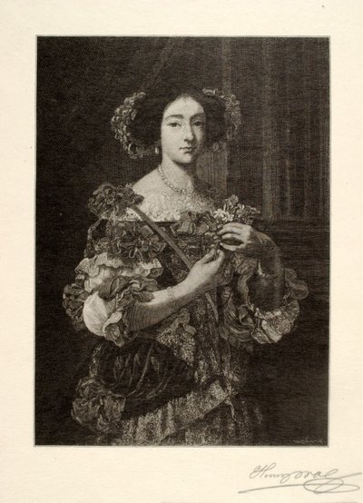 Porträt einer Dame von Henry Wolf