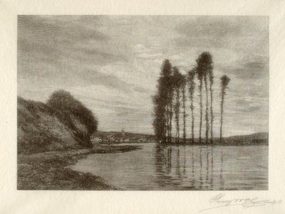 Blick auf die Seine (Harfe der Winde) von Henry Wolf