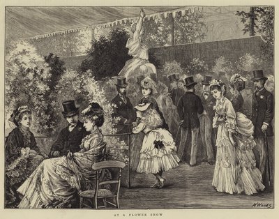 Auf einer Blumenschau von Henry Woods