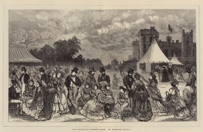 Gartenparty Ihrer Majestät im Windsor Castle von Henry Woods