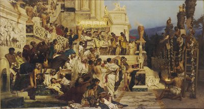 Führendes Licht des Christentums. Neros Fackeln von Henryk Siemiradzki