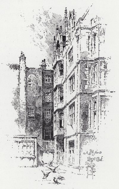 Ein Stück aus Essex Court von Herbert (after) Railton