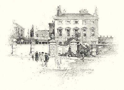 Chesterfield House, London, 1790 von Herbert (after) Railton