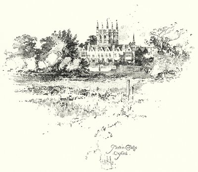 Merton College, Oxford von Herbert (after) Railton