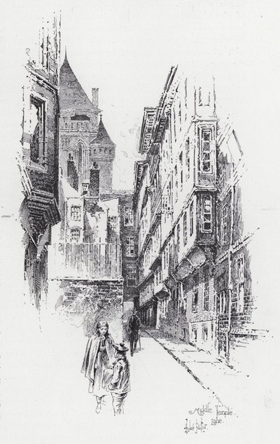 Middle Temple Lane von Herbert (after) Railton