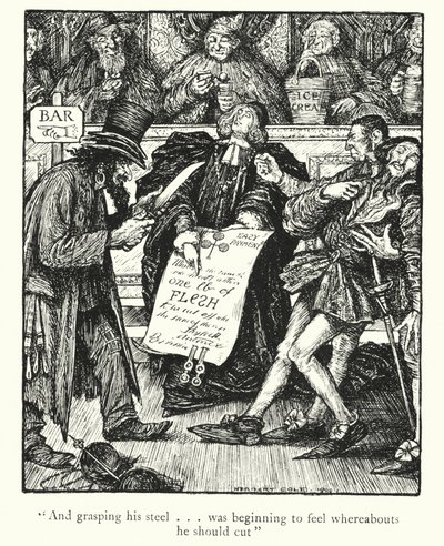 Ingoldsby Legenden: Der Kaufmann von Venedig von Herbert Cole