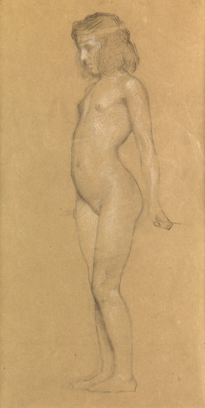 Studie für "Die nachziehenden Wolken des Ruhms", 1898 von Herbert James Draper