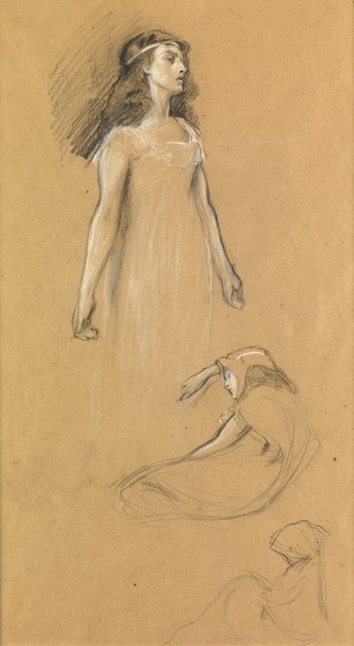 Studie für "Tristram und Yseult", ca. 1901 von Herbert James Draper