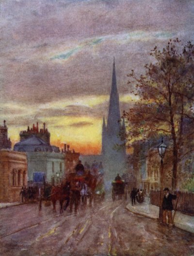 Grosvenor Road, Pimlico von Herbert Menzies (after) Marshall