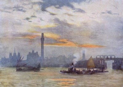 Sonnenaufgang in Lambeth von Herbert Menzies (after) Marshall