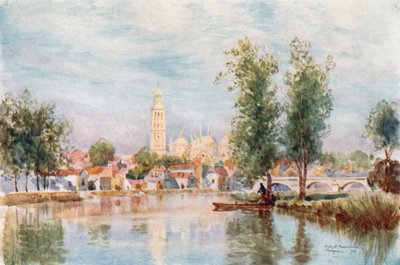 Perigueux vom Fluss aus von Herbert Menzies Marshall