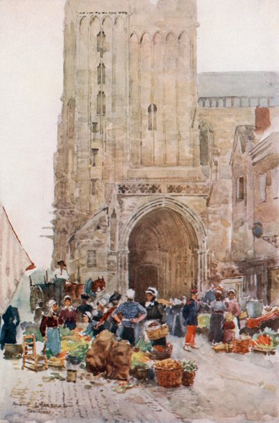 Die Südvorhalle der Kathedrale, Contances von Herbert Menzies Marshall