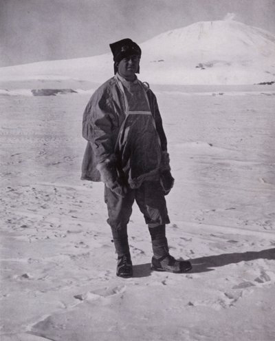 Captain Scott vor seinem letzten Marsch nach Süden von Herbert Ponting