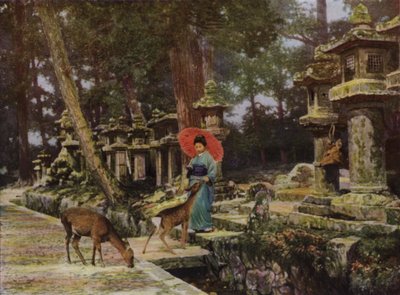 Nara, das Herz des alten Japan (Foto) von Herbert Ponting