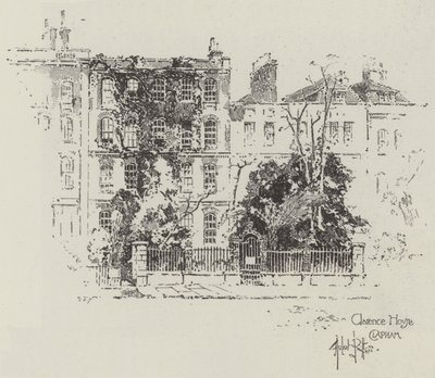Clarence House in Clapham von Herbert Railton