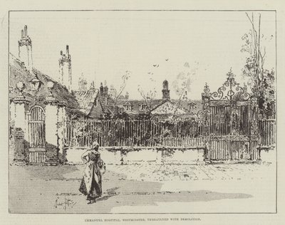 Emmanuel Hospital, Westminster, von Abriss bedroht von Herbert Railton