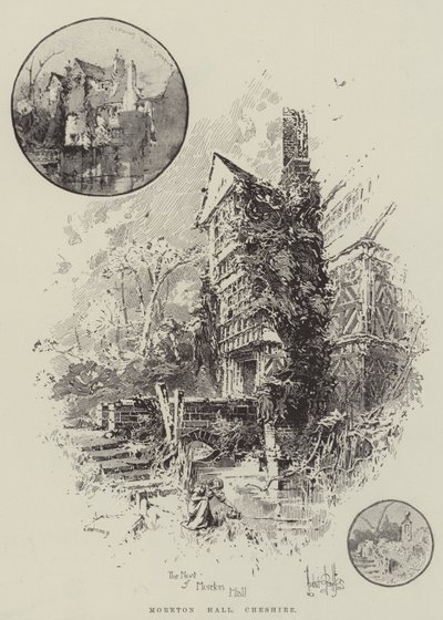 Moreton Hall, Cheshire von Herbert Railton