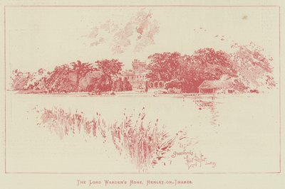 Das Heim des Lord Warden, Henley-on-Thames von Herbert Railton