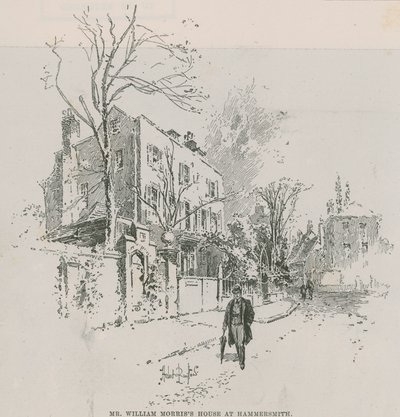 Das Haus von William Morris in Hammersmith von Herbert Railton