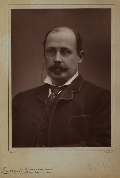 Porträt von George Augustus Henry Sala von Herbert Rose Barraud