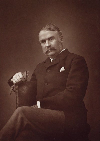 Porträt von Sir William Schwenck Gilbert 1836-1911 von Herbert Rose Barraud