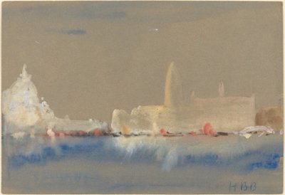 Der Gruß und der Palazzo Ducale vom Bacino di San Marco von Hercules Brabazon Brabazon