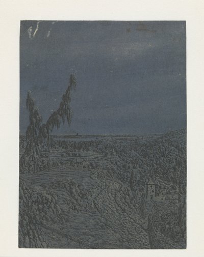 Landschaft mit einem Plateau, ein Fluss in der Ferne von Hercules Segers