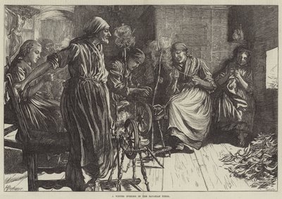 Ein Winterabend in Tirol von Herman Gustave Herkomer