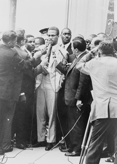 Malcolm X 1964 von Herman Hiller