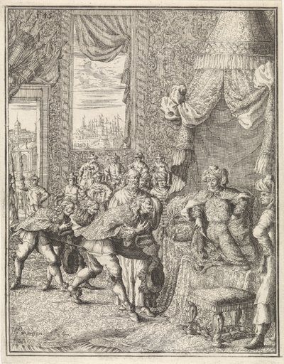 Vasco da Gama bei einer Audienz beim König von Kalkutta von Herman Padtbrugge