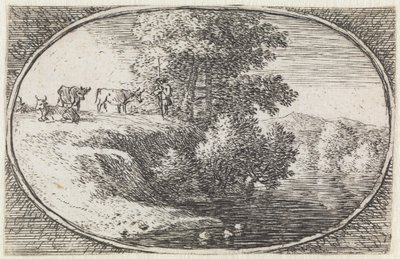 Landschaft (Nr. 12 aus der Serie: variae campestrum fantasiae) von Herman van Swanevelt