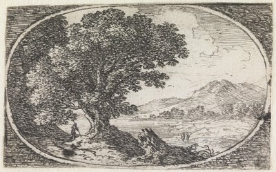 Landschaft (Nr. 13 aus der Serie: variae campestrum fantasiae) von Herman van Swanevelt