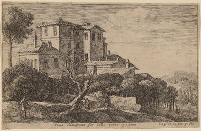 Ansicht des Weinbergs der Villa Mamsrona von Herman van Swanevelt
