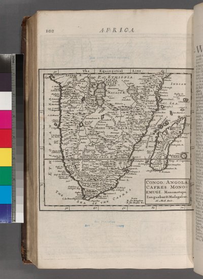 Kongo. Angola. Cafres. Monoemugi. Monomotapa. Zanguebar & Madagaskar, 1701 von Hermann Moll