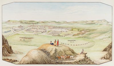 Fort Keogh, Montana-Territorium, ca. 1877-1881 von Hermann Stieffel